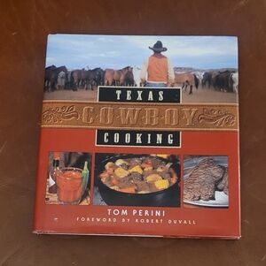Vtg Cookbook TEXAS COWBOY COOKING By Tom Perini Buffalo Gap, TX Great Info/Pics!